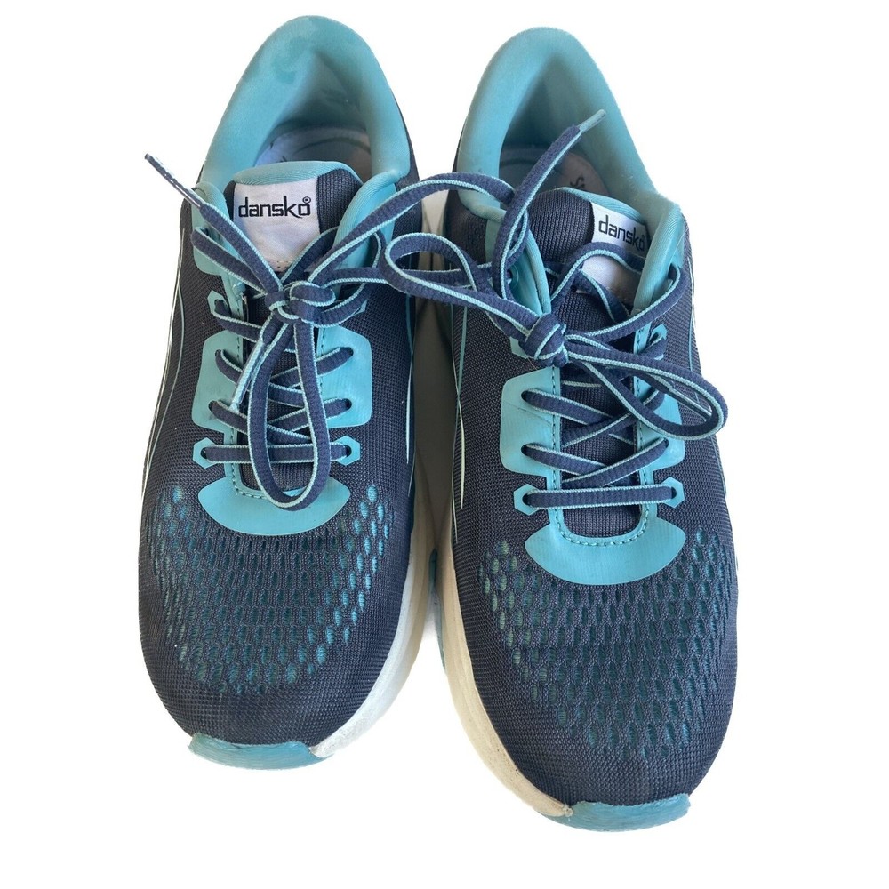 Dansko Womens Pace Mesh Blue Walking Shoes Size 9.5 EU 40 (6149415) Barely Worn